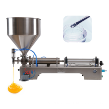 semi-automatic filling machine for paste cosmetic cream sauce honey with certificate